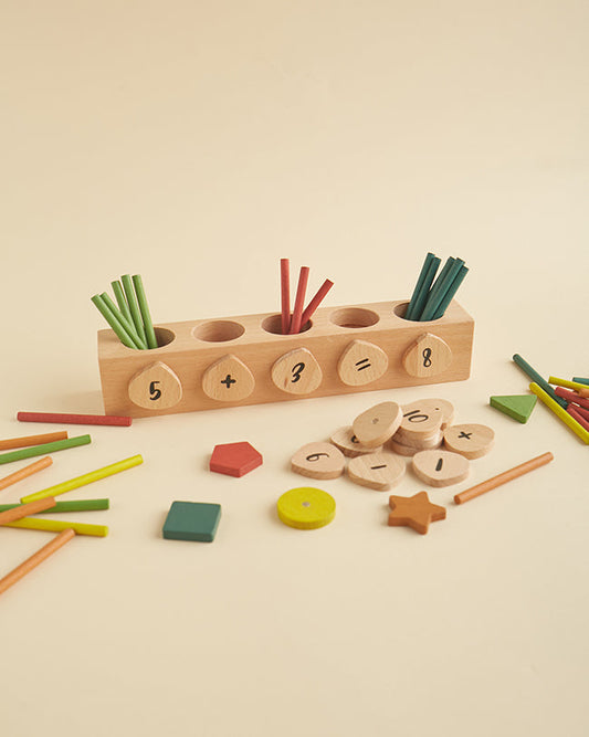 ChippiPlay High-quality Wooden Math and Counting Toy