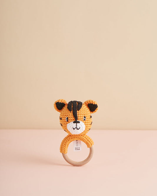 Oscar The Tiger Rattle Ring