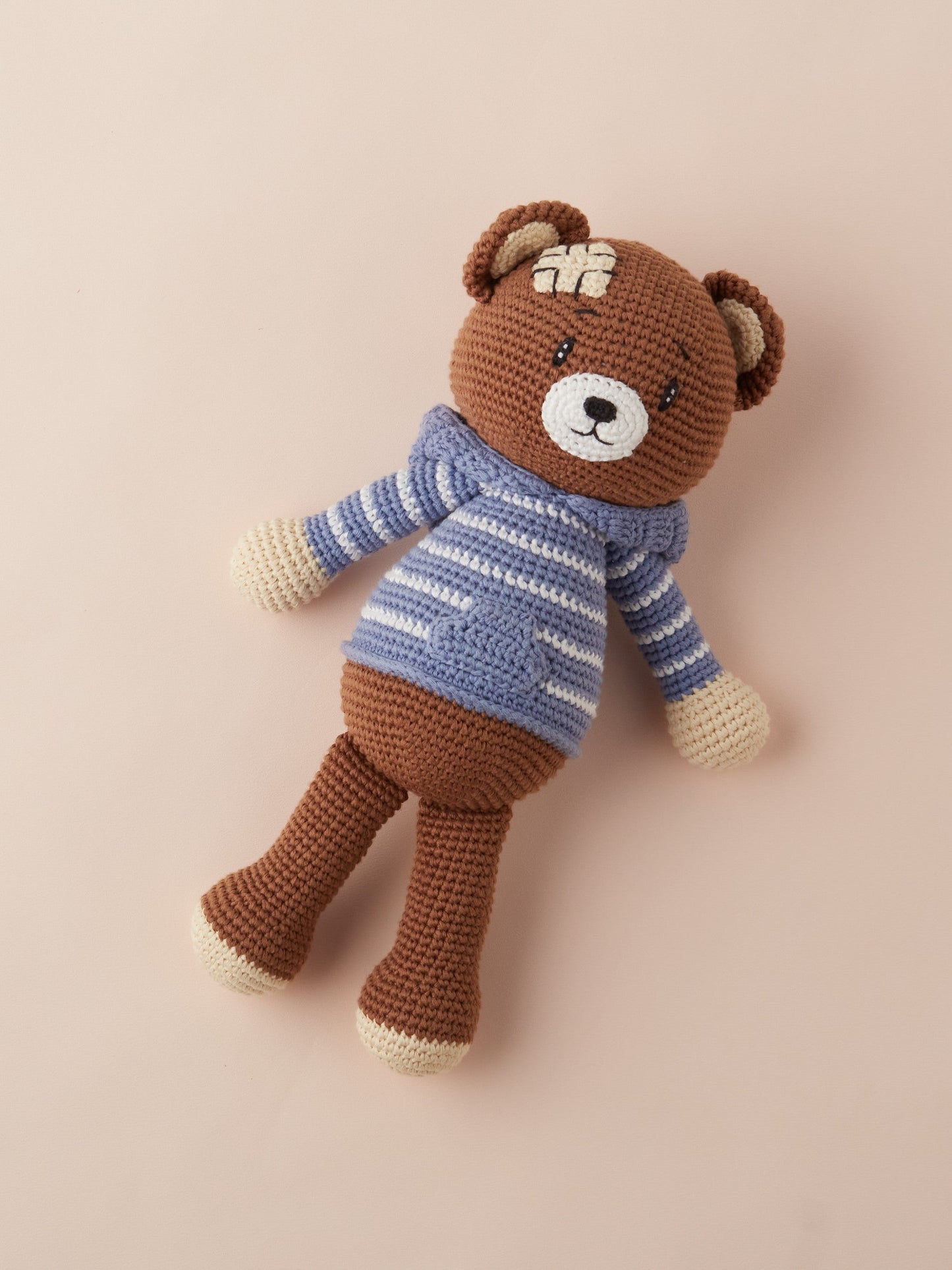 Arthur The Brown Bear Crochet Stuffed Animal